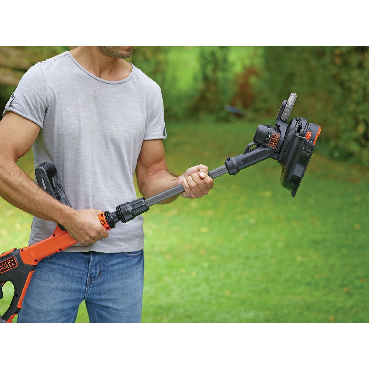 Recortadora Eléctrica Black & Decker PowerCommand STC1820EPC 18 V 28 cm